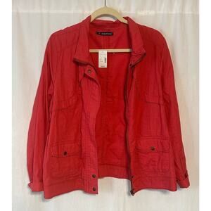 Maurices Women’s Size XL Zip up Light Weight Jacket - Pink